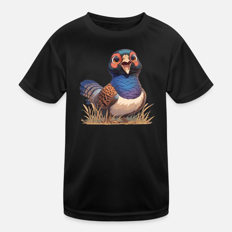 Pheasants Pheasant Kids Functional T-Shirt