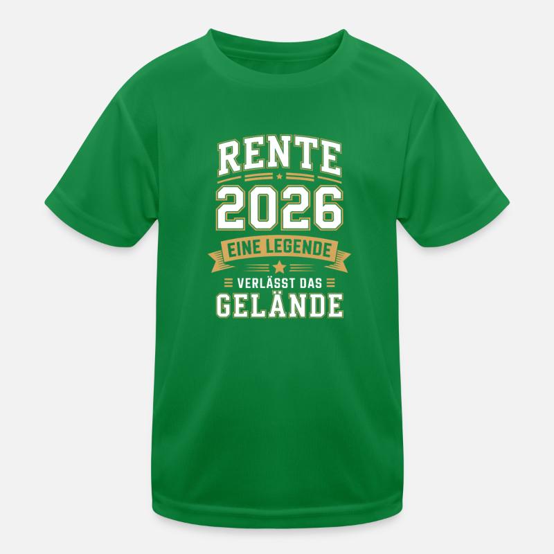 Retirement 2026: A legend leaves the site Kids Functional T-Shirt