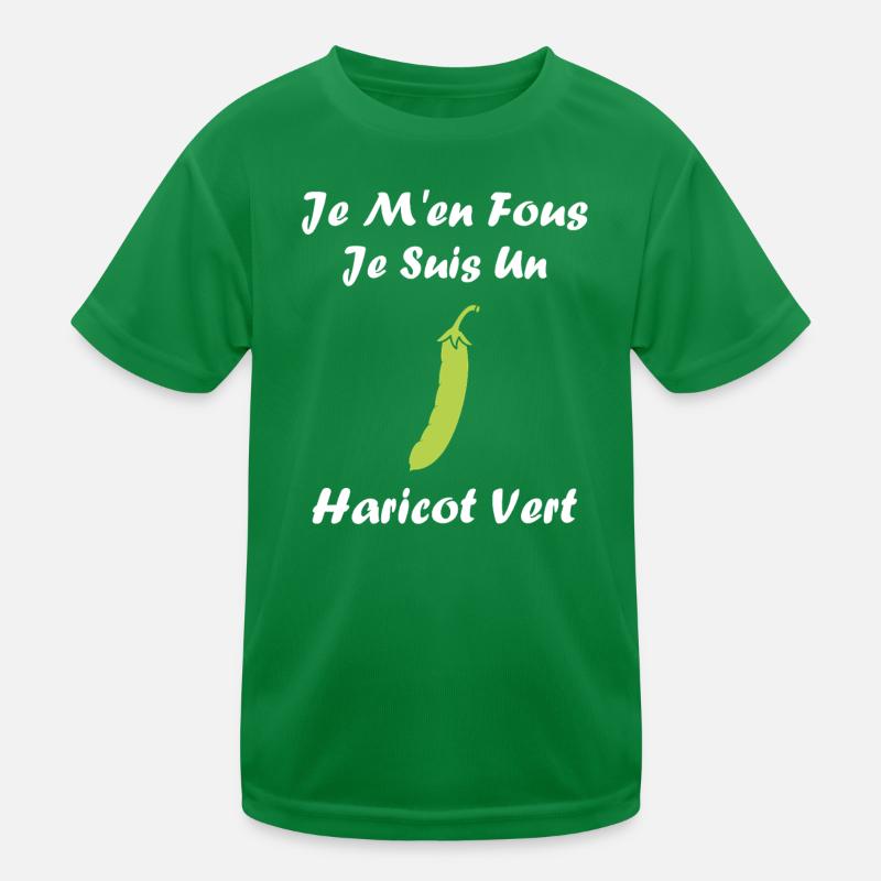 French bean Kids Functional T-Shirt