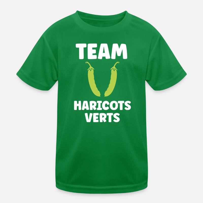 French bean Kids Functional T-Shirt