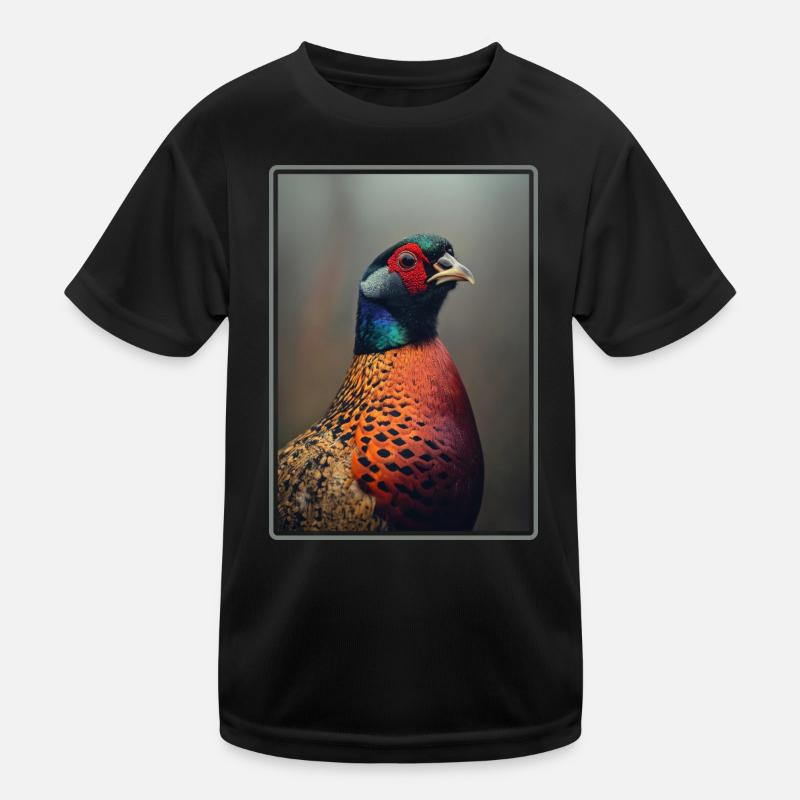 Pheasants Pheasant Kids Functional T-Shirt