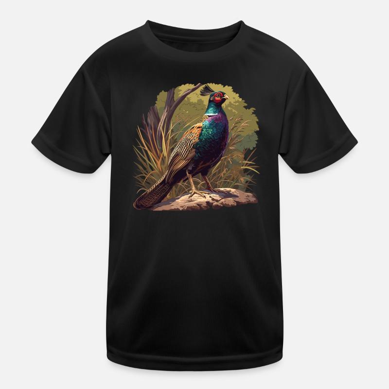 Pheasants Pheasant Kids Functional T-Shirt