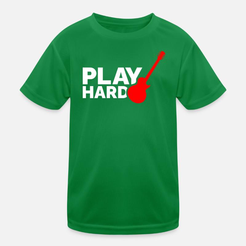 Play Hard Kinder Funktions-T-Shirt