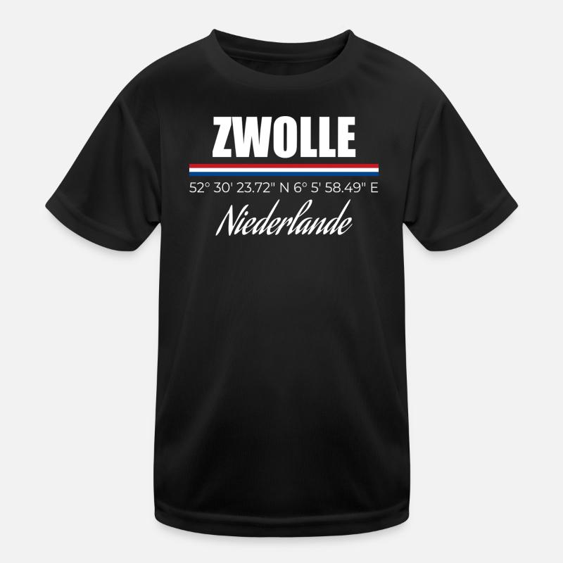 Zwolle Kinder Funktions-T-Shirt