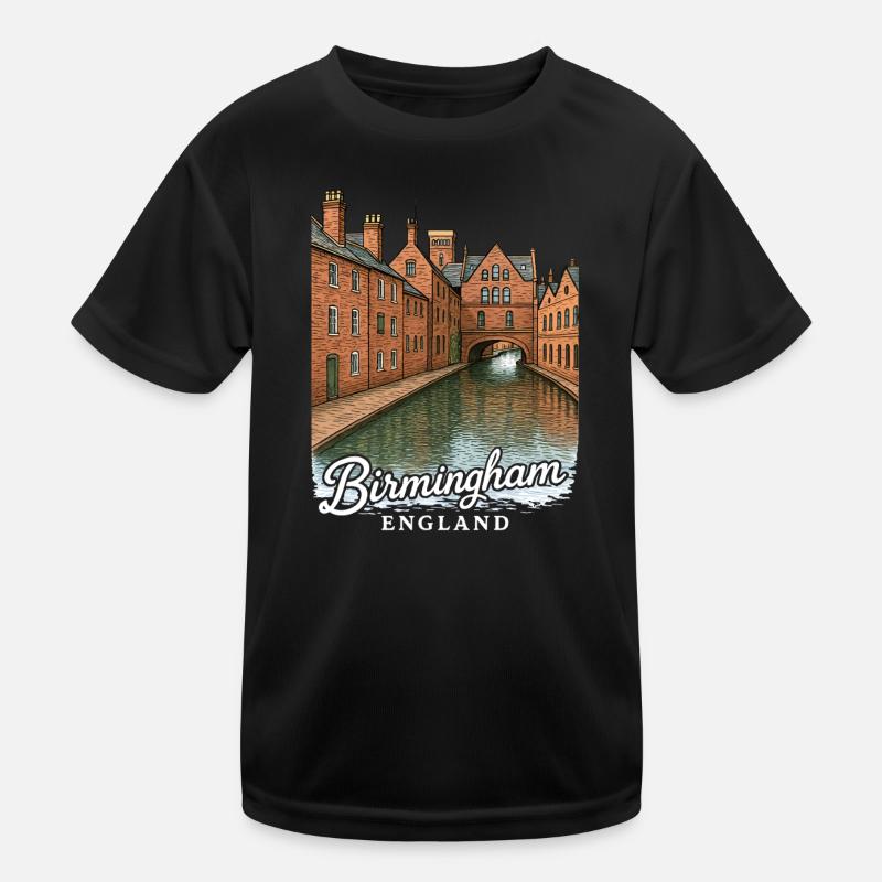 Birmingham, England Kids Functional T-Shirt