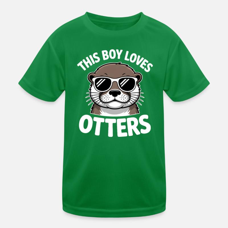 Otter Spruch Jungs Lustiges Otter Geschenk Kinder Funktions-T-Shirt
