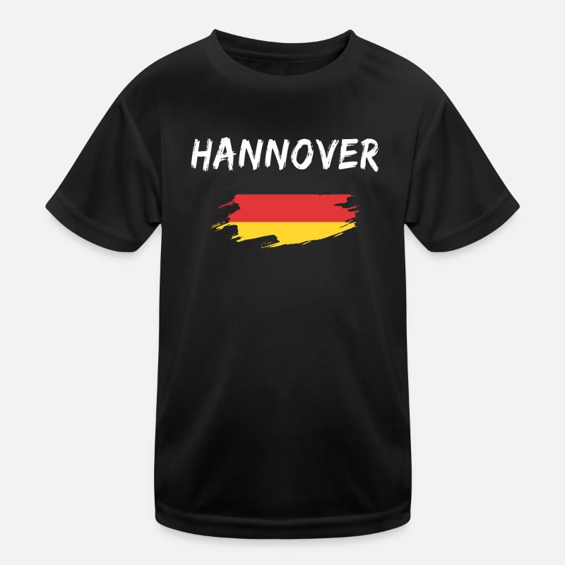 Hanover Germany Flag Kids Functional T-Shirt