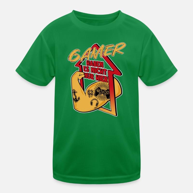 Gaming Kinder Funktions-T-Shirt