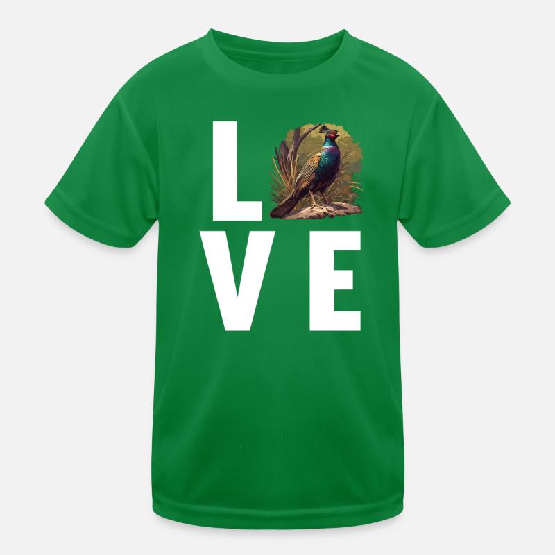 Pheasants Pheasant Kids Functional T-Shirt