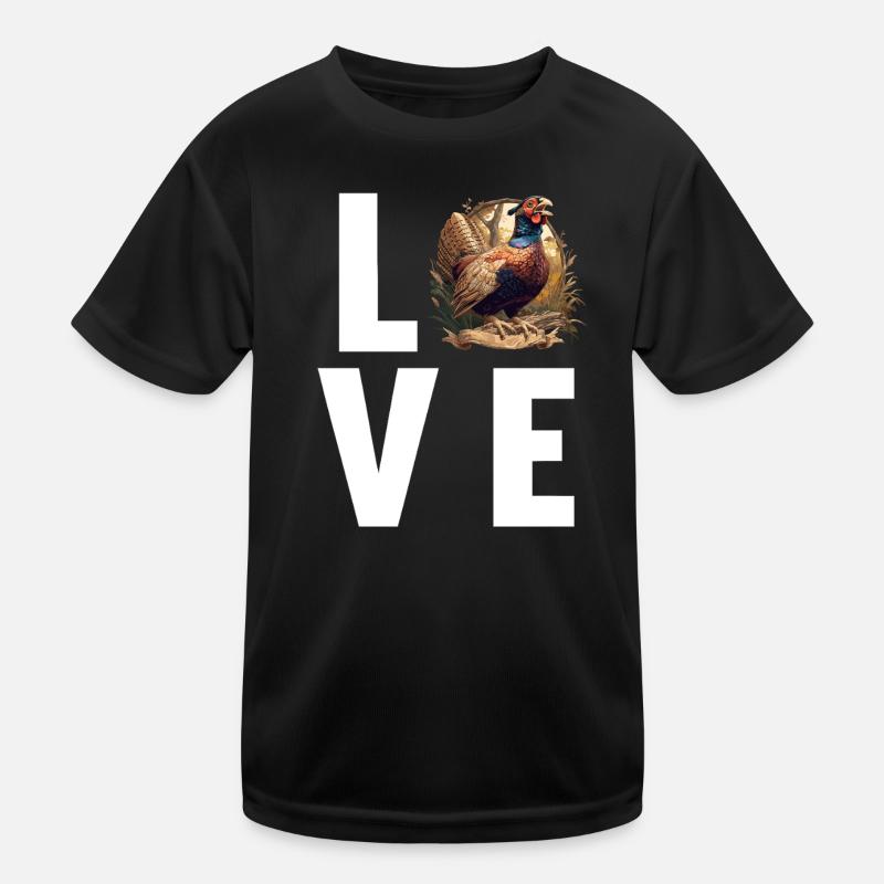 Pheasants Pheasant Kids Functional T-Shirt
