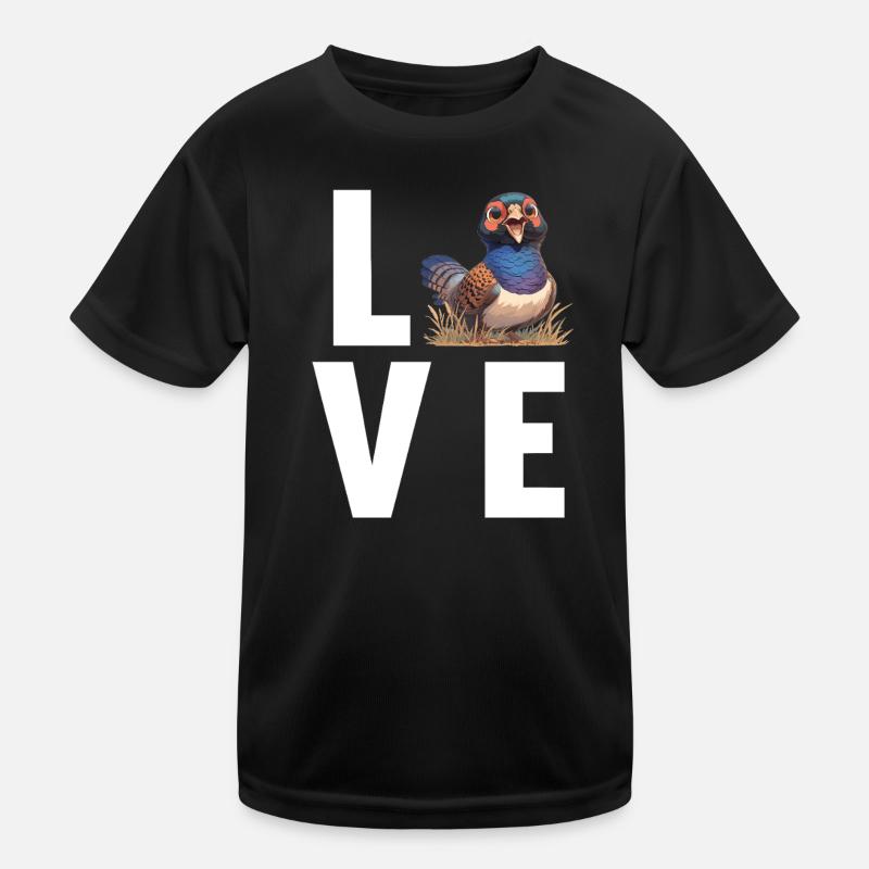 Pheasants Pheasant Kids Functional T-Shirt