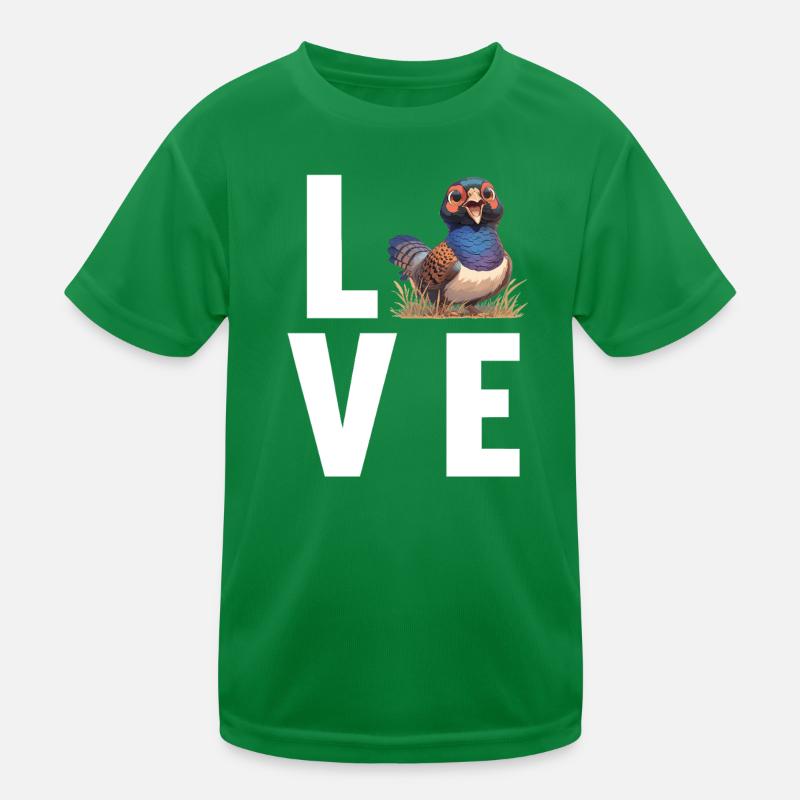 Pheasants Pheasant Kids Functional T-Shirt