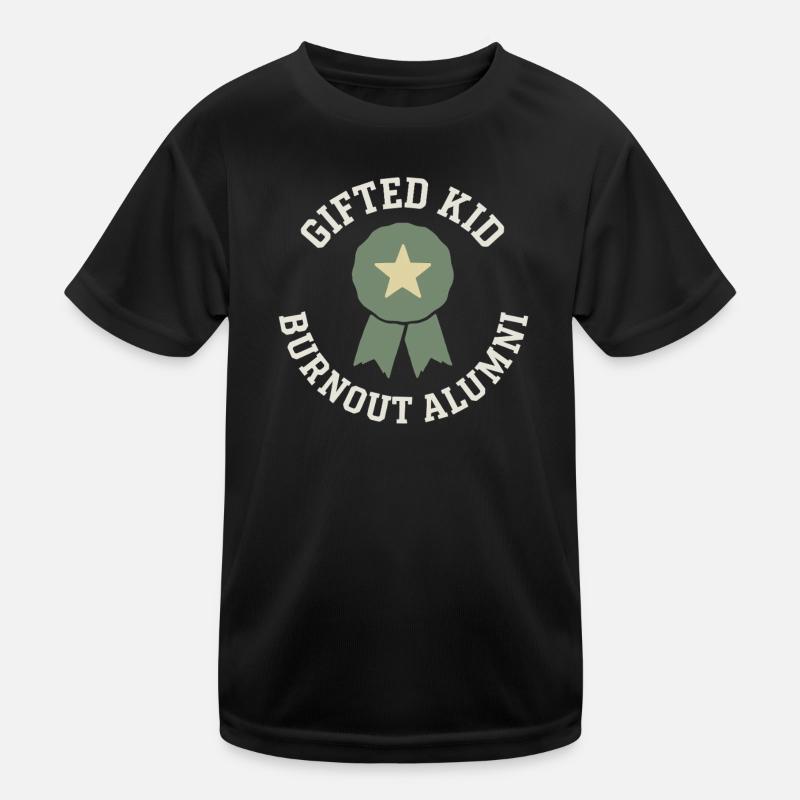 Hochbegabter Burnout-absolvent Mit Akademischem Kinder Funktions-T-Shirt