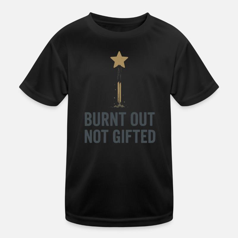Highly gifted burnout graduate with academic Kids Functional T-Shirt