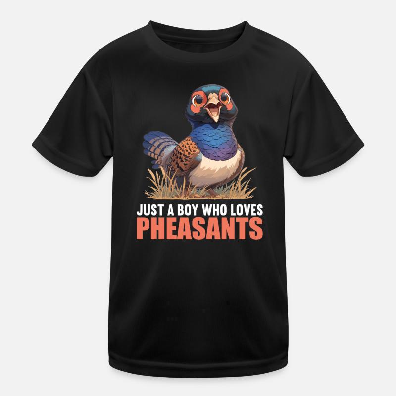 Pheasants Pheasant Kids Functional T-Shirt
