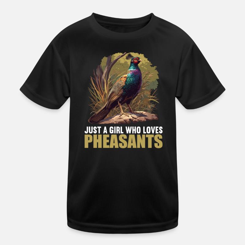 Pheasants Pheasant Kids Functional T-Shirt