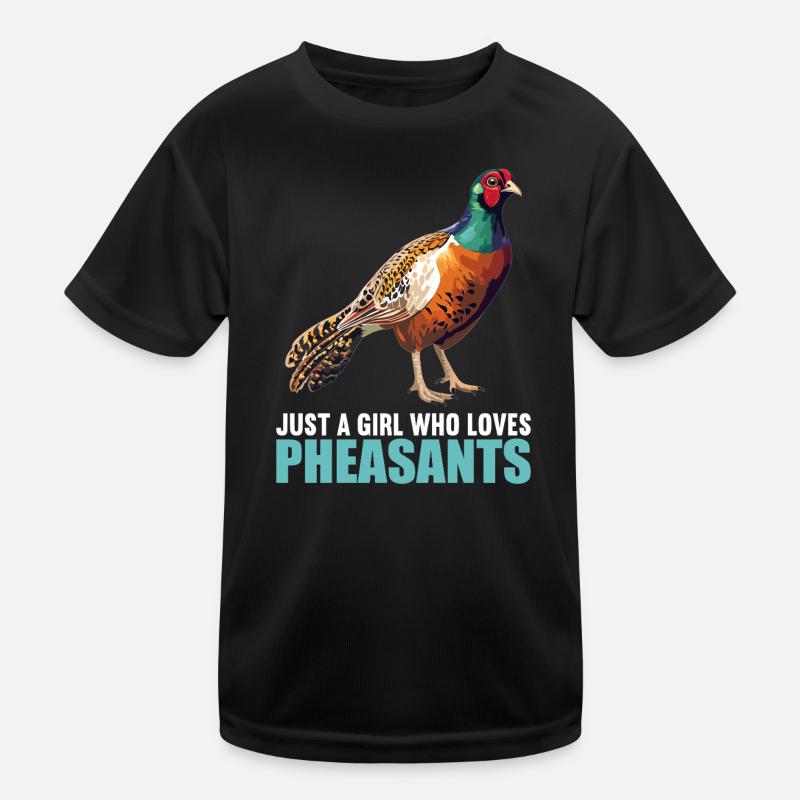 Pheasants Pheasant Kids Functional T-Shirt