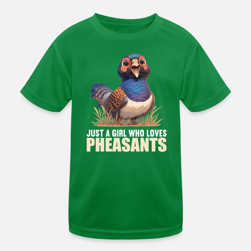 Pheasants Pheasant Kids Functional T-Shirt
