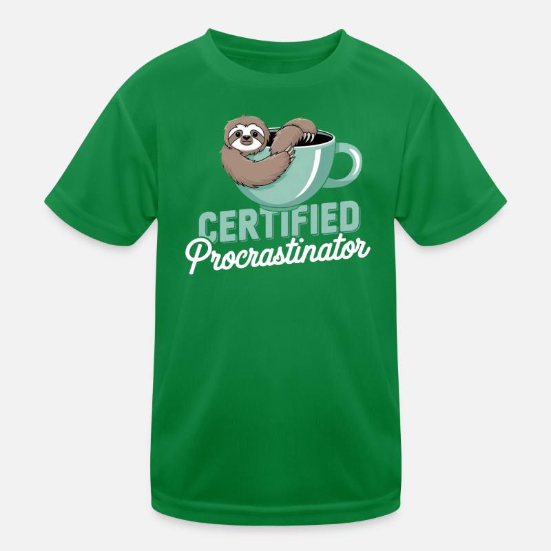 laziness humor Kids Functional T-Shirt