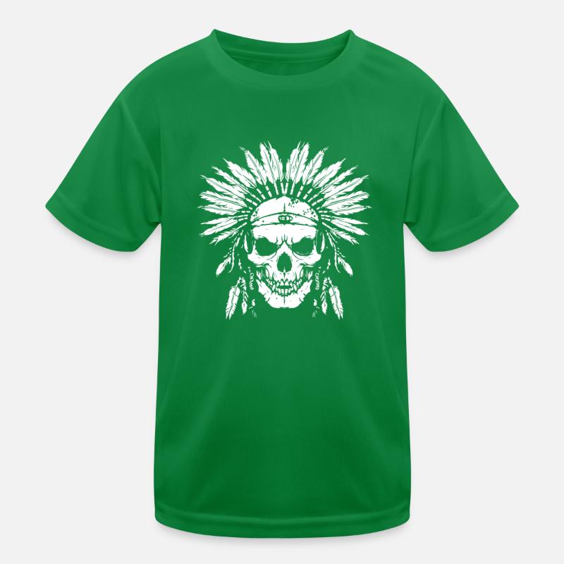 Crâne Indien T-shirt sport Enfant