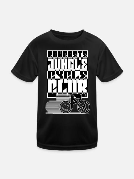 Coureur - T-shirt sport Enfant - noir