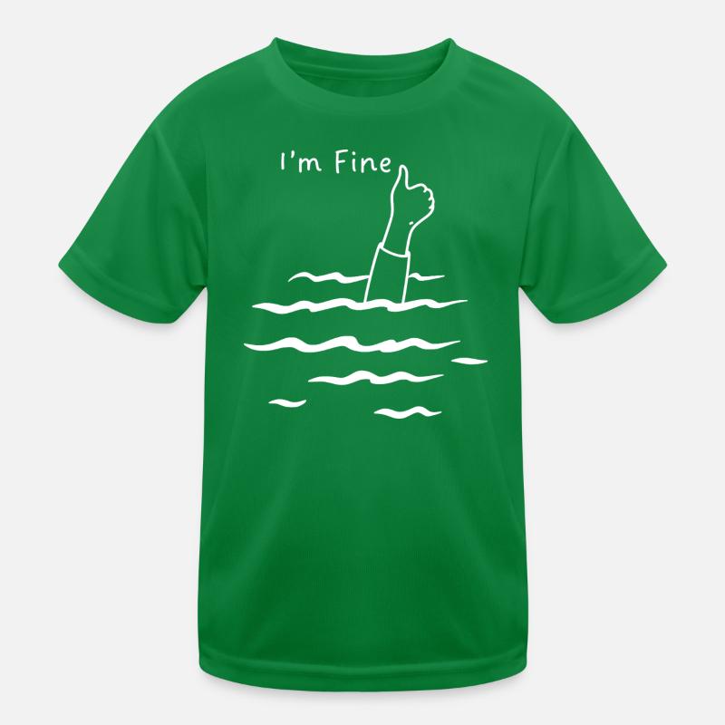 Ich bin feine Laune Kinder Funktions-T-Shirt