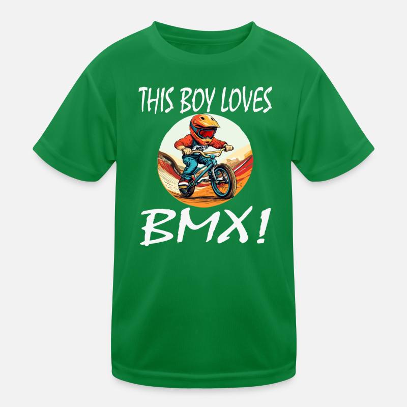 Un garçon adore le BMX T-shirt sport Enfant