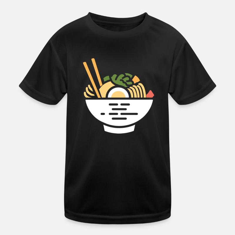 Ramen - Kids Functional T-Shirt - black
