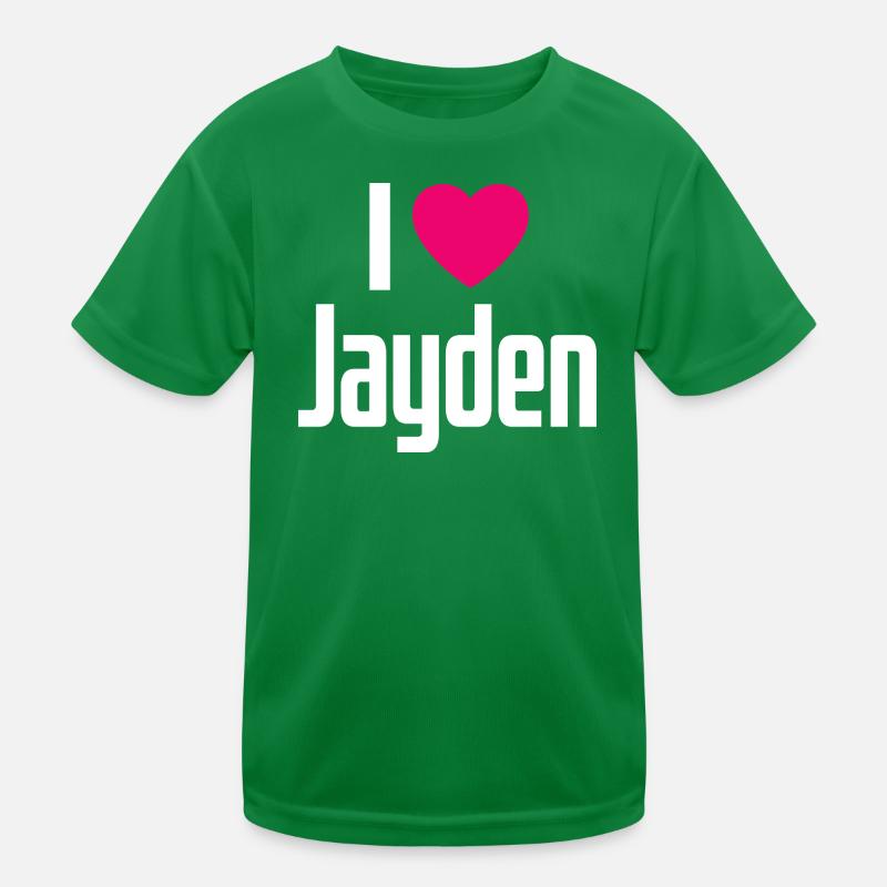 J’aime Jayden Coeur rose J’aime Jayden T-shirt sport Enfant