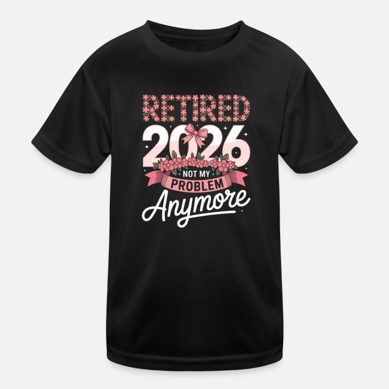 Ruhestand 2020 Nicht mehr mein Problem Kinder Funktions-T-Shirt