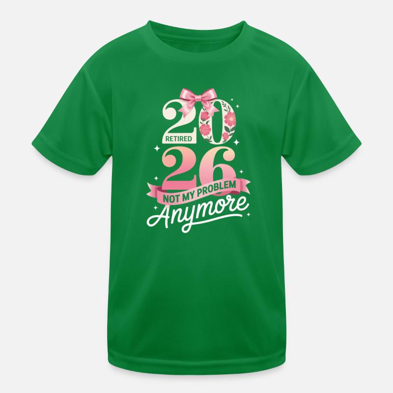 Retraité 2026 n’est plus mon problème T-shirt sport Enfant