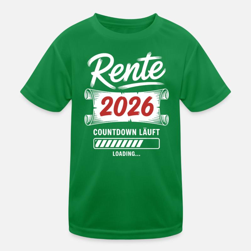 Le compte à rebours de la rente 2026 est lancé T-shirt sport Enfant