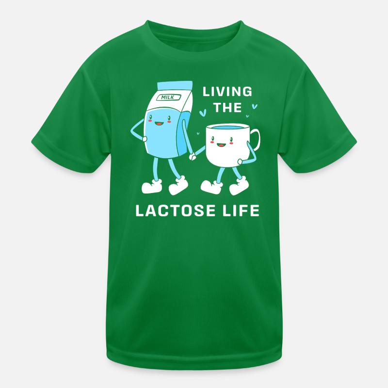Flatulence au lactose au lait T-shirt sport Enfant