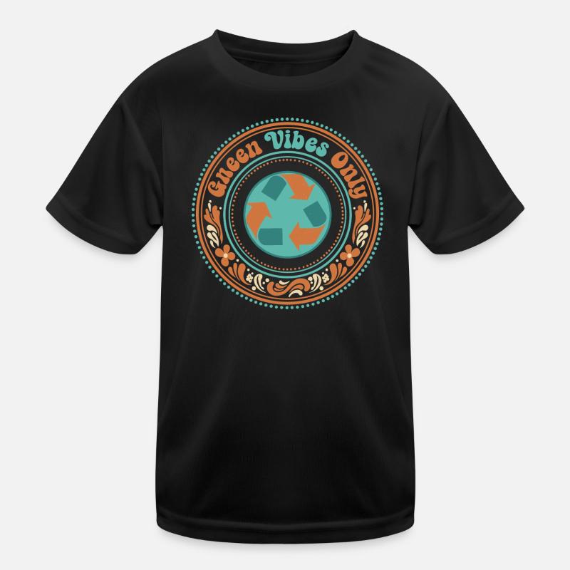 Pure green vibes Kids Functional T-Shirt