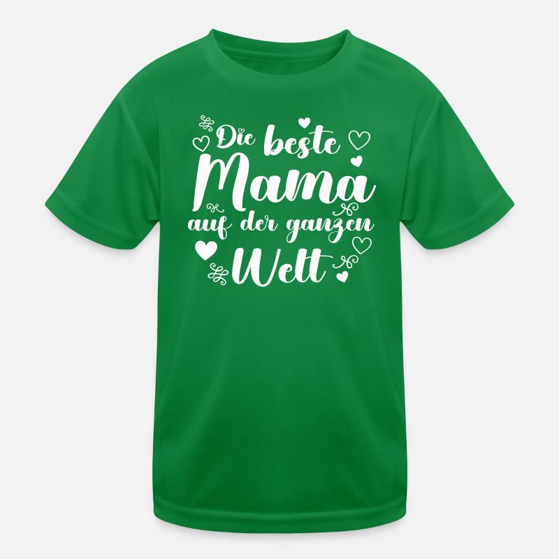 Die beste Mama auf der Welt Kinder Funktions-T-Shirt