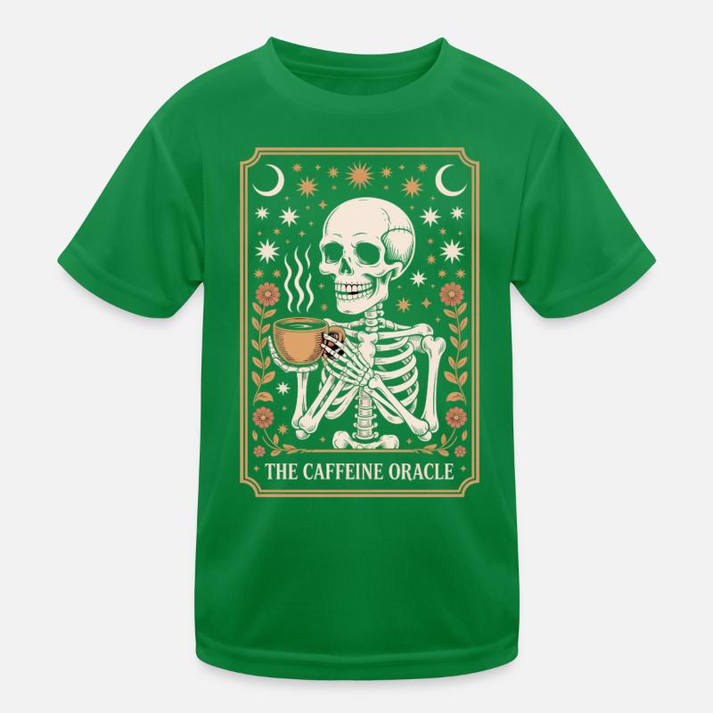 Le Café Oracle Caféine Tarot Oracle T-shirt sport Enfant