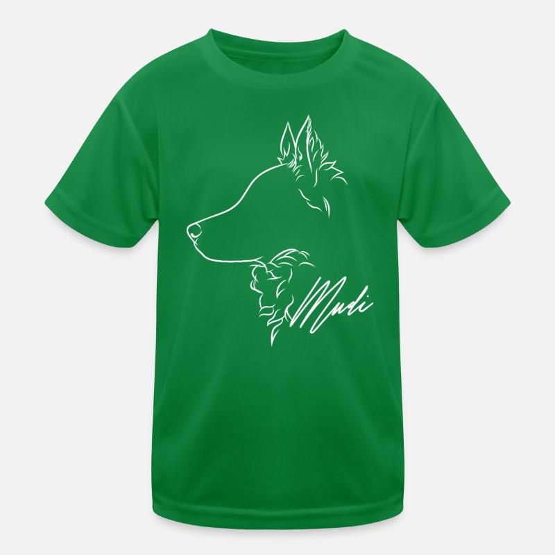 Mudi Profil Hunde Hund Wilsigns Kinder Funktions-T-Shirt