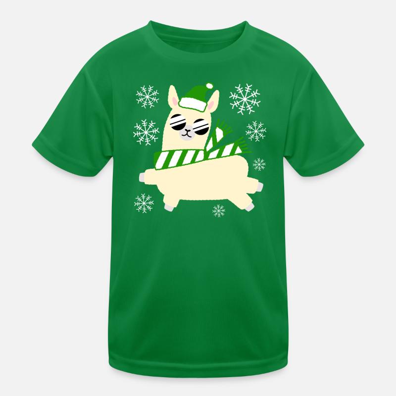 Llama – Noël T-shirt sport Enfant