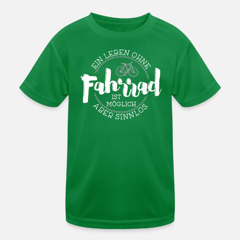 A life without a BIKE is pointless Kids Functional T-Shirt