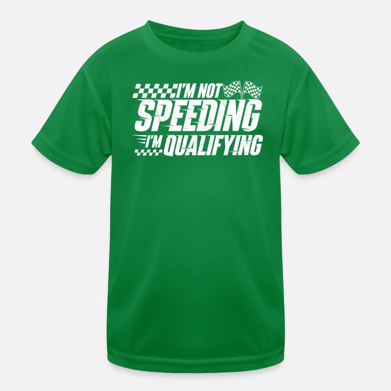 Je ne vais pas trop vite, je fais des qualifications en course de drift T-shirt sport Enfant