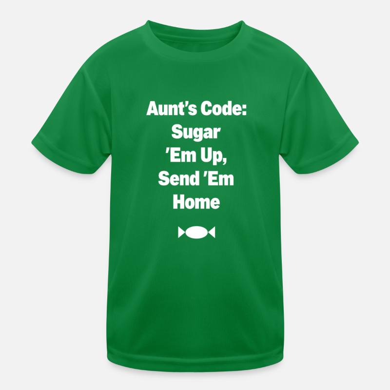 Aunt's Code Sugar Em Up Kids Functional T-Shirt