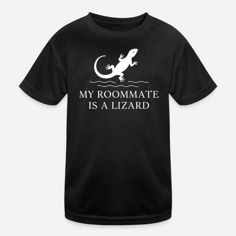 Mein Mitbewohner ist eine Echse Kinder Funktions-T-Shirt