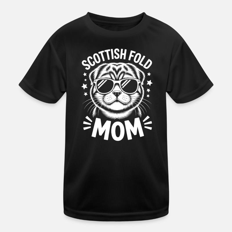 Scottish Folding Cats Scottish Fold Gift Kids Functional T-Shirt