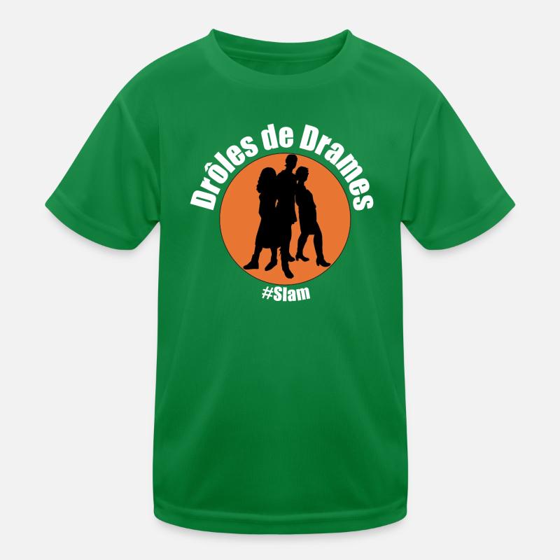 Funny Slam Dramas Kids Functional T-Shirt