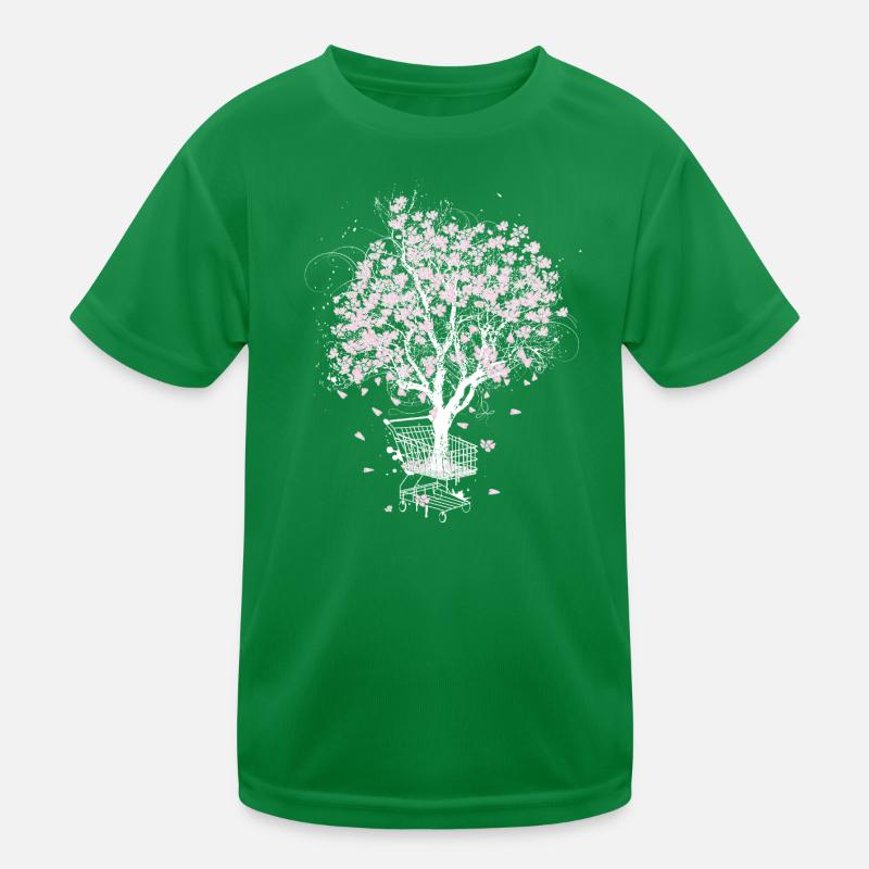 Cerisier en fleurs dans le panier T-shirt sport Enfant
