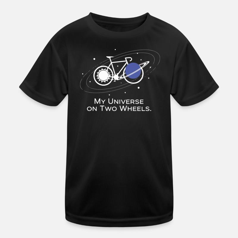 Cosmic Bike Orbit Kids Functional T-Shirt
