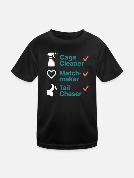 Adoption Day Pet Rescue Shelter - Kids Functional T-Shirt - black - Front