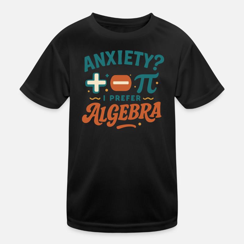 Algebra statt Angst Kinder Funktions-T-Shirt