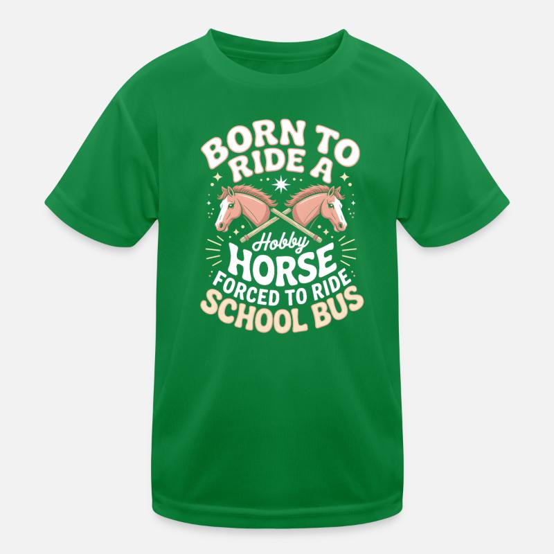 Cavalier de loisir Cheval de bataille T-shirt sport Enfant