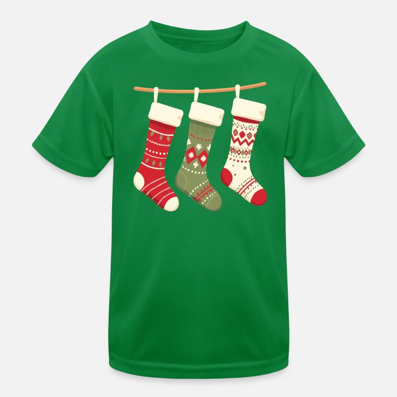 Modèle de Noël des Trois Bas, T-shirt sport Enfant
